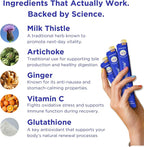 Natural Energy & Morning Vitality Jelly Stick - Daily Korean Skin Health Supplement & After Drinking Support with DHM & Glutathione - K-Beauty Inspired (Mango Flavor, 10 Sticks)