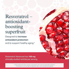 Youtheory Resveratrol Advanced Antioxidant Formula - Premium Antioxidant Supplement with Super-Fruit Blend - Contains ResVida - Dairy, Soy & Gluten Free - 160 Tablets