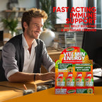Vitamin Energy Immune+ Extra Strength Energy Shot Fruit Punch 24 Pack, 260mg Natural Caffeine, B-Vitamins, Citicoline, Green Tea, Immunity & Focus Support, Zero Sugar, Gluten-Free 1.93 fl oz