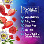 Sleep Gummies - 8mg Melatonin Per Serving - With Passiflora Extract for Restful Sleep - Fast Acting Melatonin Sleep Gummy Supplement for Adults, Vegan, Non-GMO, Tasty Strawberry Flavor - 120 Gummies