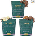 Nourishing Protein Blend for Hormonal Balance – Vegan, Gluten-Free, All-Natural – Supports PMS & Menopause Relief – 3-Week Supply – 1 Ea Cacao, Vanilla, Cacao Peanut Butter Flavor