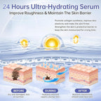 30 Pcs 5% Hyaluronic Acid Serum Ultra-Hydrating Vials, Hyaluronic Acid Tubes, Wake Nature Perfection Hylunaric Acid Serum, Single-Use Ultra-Hydrating Essence for Face