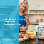 NutraOne ProteinOne Whey Protein Promote Recovery and Build Muscle with a Protein Shake Powder for Men & Women (Cinnamon Square Cereal- 2 lbs.)