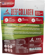 Grass fed Collagen for Dogs - Supports Health Skin & Coat, Hip, Joint Care & Cartilage Support + Skin Health and Mobility, 100% All Natural Collagen