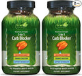 Irwin Naturals Maximum Strength 3-in-1 Carb Blocker - Neutralize Carbohydrates, Aids Digestion and Metabolism Booster - White Kidney Bean Extract + Chromium + Enzyme Blend - 75 Soft-Gels - 2 Pack
