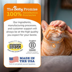 Zesty Paws Hip & Joint Bites for Cats - Glucosamine for Cats - with Chondroitin, Turmeric - Cat Joint Supplement for Hip & Joints - AlaskOmega Fish Oil with Omega-3 Fatty Acids - 60 Count