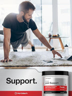 Horbaach Joint Support Supplement Powder | 1 lb | Glucosamine, Chondroitin, MSM & Turmeric | for Men and Women | Non-GMO & Gluten Free