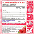 PH Gummies for Women - Ph Balance Gummies for Women Private Area, Feminine Gummy for Immune & Energy Supplement, Vegan, Gluten-Free, Strawberry Flavor, 60 Count