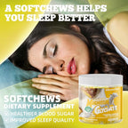 Magnesium Glycinate Soft Chews, Pineapple Flavor.Chewable Sugar Free Potassium Magnesium Chews with Magnesium Glycinate, Vitamin D, B6, and CoQ10 for Calm Support & Sleep for Adults, 60 Days Supply