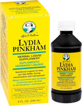 Lydia Pinkham Liquid Herbal Supplement for Menstruation and Menopause Support, 8 Ounce