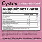 Cystex Cranberry Urinary Health Supplement - 3-in-1 UTI Protection with Probiotics, Prebiotics, & Vitamin C - Supports Vaginal pH, Yeast Balance, & Urinary Health - Fast-Acting - Sugar-Free - 75-Count