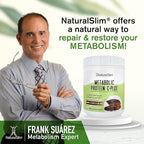 Metabolic Protein C-Plus, Whey Protein Powder & Shake Meal Replacement with Vitamin C, L-Glutamine & Digestive Enzymes, Low Carb Protein Drink, Support Metabolism, Energy & Gut health 1.1 lb Chocolate