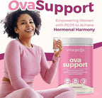 VITA-PCOS Myo-Inositol & D-Chiro Inositol Supplement for Women – 90 Day Supply Fertility Supplements for Women, PCOS Supplements, OvaSupport with 40:1 Ratio MyoInositol 2000mg & D-Chiro 50mg, 13.02oz