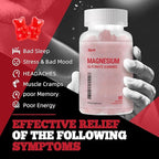 Magnesium Glycinate Gummies 1000mg - Sugar Free Magnesium Potassium Supplement with Vitamin D, B6, CoQ10 for Calm Mood & Sleep Support - 120 Strawberry Gummies