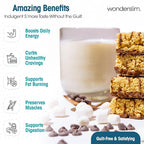 Wonderslim High Fiber Protein Bars, Fluffy S'more Crisp | 15g Protein, 8g Fiber | Low Sugar, Low Carb | Healthy Indulgence | Satisfying, Supports Energy & On-the-Go Convenience, 7 Pack