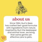 Burt's Bees for Pets Kitten Grooming Wipes with Buttermilk and Honey, Waterless Cat Bath Wipes for Face, Paws, Tail and Coat Cleaning, Gentle Bath Alternative for Indoor Felines, 50 Count