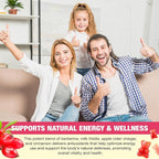 NIFEISHI Berberine Supplement, (Sugar-Free) Berberine Gummies with Ceylon Cinnamon, Milk Thistle for Metabolism, Energy, Gut Health, Vegan, Non-GMO, Gluten Free - Watermelon Flavor 60 Gummies