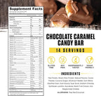 Ambrosia Planta - Premium Plant-Based Protein | Vegan & Keto Friendly | Gourmet Flavors with No Bloating or Stomach Upset | Gluten & Soy Free | No Added Sugar | 14 Servings | (Candy Bar)