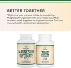 Magnesium Glycinate 400mg | 180 Capsules | Sleep, Muscle, & Heart Support | Vegan, Third Party Tested, Gluten Free, Non-GMO, by Double Wood Supplements