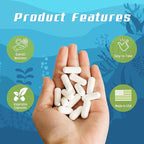 Daily Health - Pure Okinawa Coral Calcium - Marine-Grade Supplement with 72 Trace Minerals - 1475mg, 540 Vegetable Capsules (6 Month Supply)