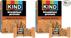 KIND Breakfast Protein Bars,Almond Butter,Healthy Snacks,Gluten Free,8g Protein,6 Count (Pack of 2)