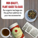 Dr. Cowan’s Garden Organic Ashitaba Hibiscus Tea, 20 Tea Bags - Supports Healthy Heart and Blood Pressure, Calming Caffeine-Free Herbal Blend for Health and Well-Being, Ashitaba Herbs Grown in the USA