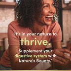 Nature's Bounty Probiotic, for Occasional Gas and Bloating Dietary Formula, Dietary Supplement, Helps with Abdominal Discomfort, Promotes Digestive Health, 25 Capsules (Pack of 2)