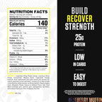 RYSE Loaded Protein Powder - Blueberry Muffin - 25g Whey Protein Isolate & Concentrate with Prebiotic Fiber & MCTs - Low Carb, Low Sugar, Digestive-Friendly - 54 Servings / 4 lb Tub