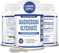 Purely Optimal Magnesium Glycinate 500mg – Sleep Support & Stress Relief – Gentle, High Absorption Magnesium Supplement for Muscle Relaxation, Calm & Nerve Support – 120 Capsules