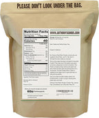 Anthony's Premium Pea Protein, 2 lb, Plant Based, Gluten Free, Unflavored, Vegan, Keto Friendly, Made from Peas