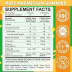 Magnesium Glycinate Gummies for Kids & Adults - Vitamin B6 & D3 - Great Tasting Kids Magnesium Calm Gummies for Promotes Sleep, Energy and Calm, Vegan Pineapple Flavor 60 Count