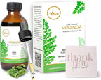 My Ace Moringa Carrier Oil | Pure Cold Pressed Unrefined Oil | Multipurpose Hair, Skin, Face & Body Oil, Aromatherapy – 4oz