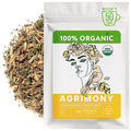 USDA Organic Agrimony Herb (3oz.) - Agrimonia eupatoria – Dried Agrimoney Loose Leaf Tea – Traditional Digestive Herbal Tea – Product of Ukraine
