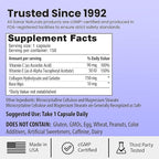 Sanar Naturals Collagen Pills for Women & Men | Hydrolyzed Peptides with Vitamin E & Vitamin C | Supports Hair, Nail, Skin, Bone & Joint Health, Reduce Wrinkles | Grass Fed, Non-GMO,150 Capsules
