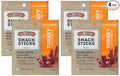 Old Wisconsin Turkey Sausage Snack Sticks, Naturally Smoked, Ready to Eat, High Protein, Low Carb, Keto, Gluten Free, 6 Ounce Resealable Package (Pack of 4)