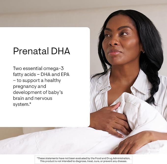 THORNE - Prenatal DHA - 650 mg DHA and 200 mg of EPA - Supports Baby’s Brain & Nervous System Development from Pregnancy to Nursing* - 30 Servings