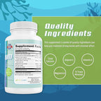 Daily Health - Pure Okinawa Coral Calcium - Marine-Grade Supplement with 72 Trace Minerals - 1475mg, 540 Vegetable Capsules (6 Month Supply)