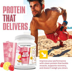 NutraBio Clear Protein Powder, Strawberry Lemonade - 20 Servings, 20g Clear Whey Protein Isolate, 0 Sugar, 0g Lactose, Refreshing Fruit Flavors, GLP1 Support -Bone Health -Muscle Post Workout Recovery