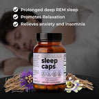 Santa Cruz Paleo Sleep Caps with L-Theanine, Lemon Balm, Passion Flower & Valerian Root, Melatonin-Free Nighttime Relaxation, Paleo & Keto Friendly, Sugar & Gluten Free, 30 Capsules