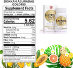 DOKKANABURADAS Weight Loss Supplement Pills with 39 Plant Enzymes & 5X Burning Amino Acids, Natural Digestive Supplement for Metabolism & Gut Health - Made in Japan, 150 Tablets Gold