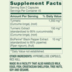 Spring Valley Turmeric Curcumin Supplement – Ultra Strength 1,500 mg, 90 Vegetarian Capsules, Supports Joint & General Wellness (Packaging May Vary)