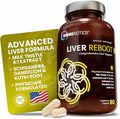 OmniBiotics Liver Cleanse Detox & Repair Supplement – Milk Thistle, Dandelion Root, Alpha Lipoic Acid, Artichoke Extract, Schisandra, Silymarin – 60 Vegan Capsules