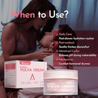 Vulva Moisturizing Cream for Women | Estrogen-Free Menopause Support, pH Balanced Formula | Vaginal Moisturizer Natural Ingredients for Dryness, Itching, Irritation, Odor Relief | 1.76oz
