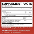 Nitric Oxide Gummies for Men and Women with L-Arginine and Beet Root - NO Gummies for Endurance and Recovery - 90 Count - Green Apple and Cinnamon Flavor - Vegan, Non-GMO, 1 Month Supply