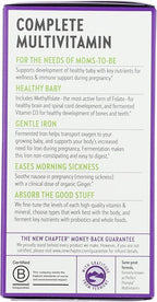 New Chapter Perfect Prenatal Vitamins, Organic Prenatal Vitamins, Non-GMO Ingredients for Healthy Baby & Mom - Folate (Methylfolate), Iron, Vitamin D3, Fermented with Whole Foods and Probiotic, 192 count