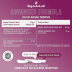 BIGJOHNLAB® - Women’s Vaginal Probiotics – PH Balance, Odor Control, Yeast, Microbiome & Feminine Health – 6B CFU, Licorice Root – Clinically Tested for Freshness & Balance – 30 CT