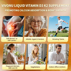 VivoNu Vitamin D3 K2 10000 IU with MK7-300 Virgin Coconut Oil Softgels, 2 in 1 Vitamins D & K Complex | Vitamina D3 con K2 ((3 Bottle))