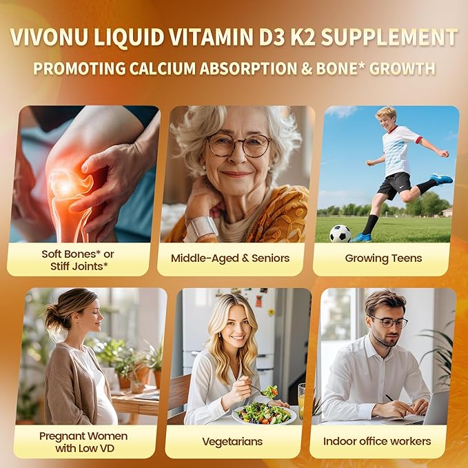 VivoNu Vitamin D3 K2 10000 IU with MK7-300 Virgin Coconut Oil Softgels, 2 in 1 Vitamins D & K Complex | Vitamina D3 con K2 ((2 Bottle))