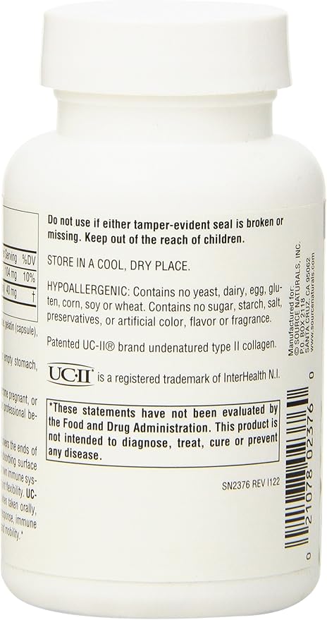 Source Naturals UC-II, Undenatured Collagen Joint Comfort