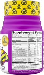 Zarbee’s Kids Elderberry Immune Support Supplement Gummies, Vitamins A C D3 E & Zinc, Elderberry Extract, Gluten & Gelatin Free, No Artificial Flavors, Natural Berry Flavor, Ages 2+, 42 Ct
